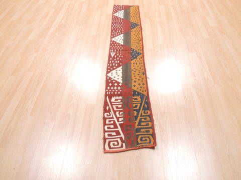 Kilim Red Runner Hand Knotted 11 X 64 Area Rug 100-111075 Image 2