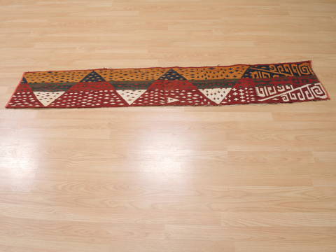 Kilim Red Runner Hand Knotted 11 X 64 Area Rug 100-111075 Image 4