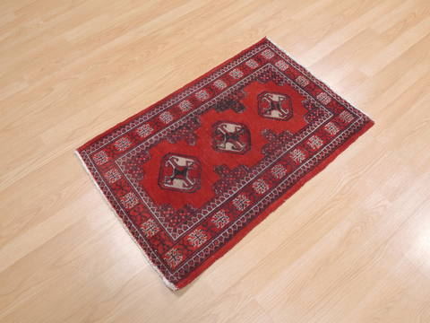 Baluch Red Hand Knotted 20 X 211 Area Rug 134-111076 Image 1