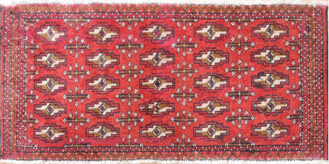 Baluch Red Hand Knotted 22 X 45 Area Rug 134-111078 Image 0