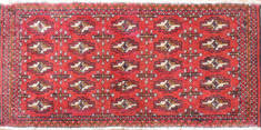 Baluch Red Hand Knotted 2'2" X 4'5"  Area Rug 134-111078