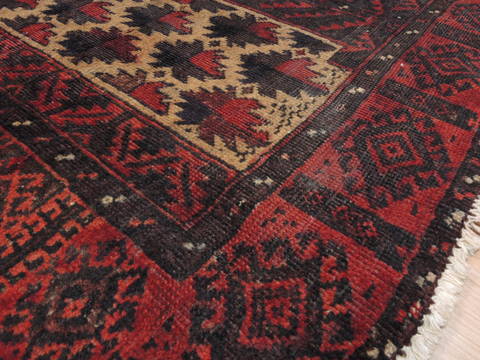 Baluch Beige Hand Knotted 310 X 75 Area Rug 134-111095 Image 8