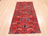 Baluch Red Hand Knotted 30 X 62  Area Rug 134-111099 Thumb 1