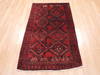 Baluch Red Hand Knotted 211 X 45  Area Rug 134-111100 Thumb 1