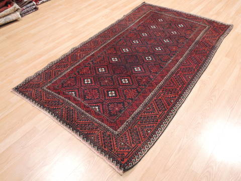 Baluch Blue Hand Knotted 311 X 69 Area Rug 134-111101 Image 2