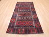 Baluch Red Runner Hand Knotted 35 X 611  Area Rug 134-111103 Thumb 1
