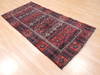 Baluch Red Runner Hand Knotted 35 X 611  Area Rug 134-111103 Thumb 3