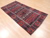 Baluch Red Runner Hand Knotted 35 X 611 Area Rug 134-111103 Thumb 3