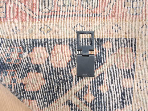 Baluch Blue Runner Hand Knotted 31 X 91 Area Rug 134-111108 Image 4
