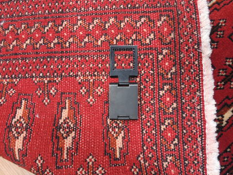 Baluch Red Hand Knotted 18 X 33 Area Rug 134-111116 Image 2