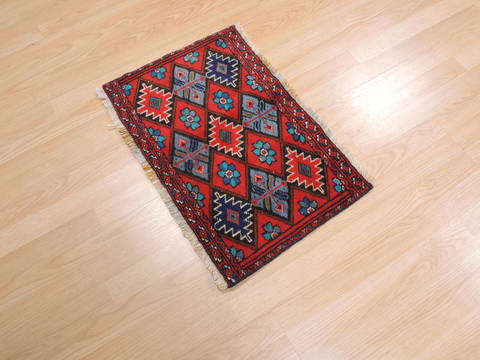 Baluch Red Hand Knotted 14 X 20 Area Rug 134-111117 Image 2