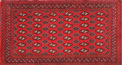 Baluch Red Hand Knotted 20 X 43 Area Rug 134-111119 Image 0