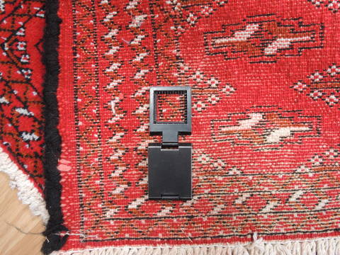 Baluch Red Hand Knotted 20 X 43 Area Rug 134-111120 Image 4