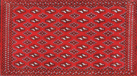 Baluch Red Hand Knotted 20 X 43 Area Rug 134-111120 Image 0