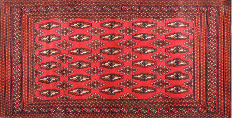 Baluch Red Hand Knotted 20 X 43 Area Rug 134-111123 Image 0