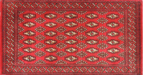 Baluch Red Hand Knotted 18 X 33 Area Rug 134-111124 Image 0