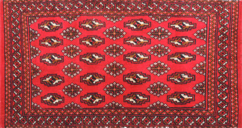 Baluch Red Hand Knotted 18 X 33 Area Rug 134-111127 Image 0