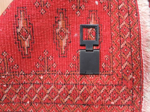 Baluch Red Hand Knotted 18 X 33 Area Rug 134-111130 Image 2