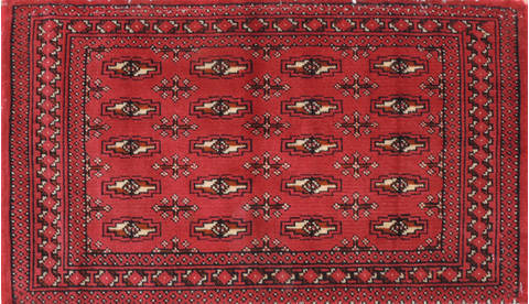 Baluch Red Hand Knotted 18 X 33 Area Rug 134-111131 Image 0