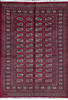 Bokhara Red Hand Knotted 47 X 65  Area Rug 700-111145 Thumb 0