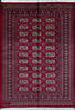 Bokhara Red Hand Knotted 49 X 67  Area Rug 700-111147 Thumb 0