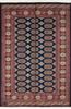 Bokhara Blue Hand Knotted 48 X 69  Area Rug 700-111148 Thumb 0