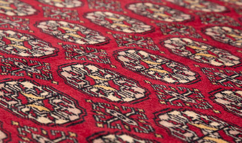 Bokhara Red Hand Knotted 48 X 66  Area Rug 700-111165 Image 3