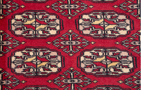 Bokhara Red Hand Knotted 48 X 66  Area Rug 700-111165 Image 6