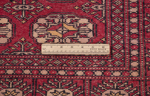 Bokhara Red Hand Knotted 48 X 66  Area Rug 700-111165 Image 8