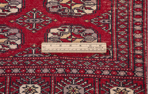 Bokhara Red Hand Knotted 47 X 69  Area Rug 700-111166 Image 8