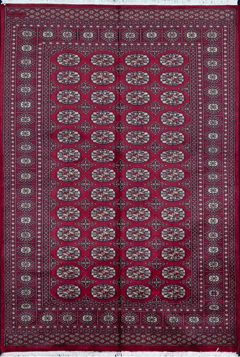 Bokhara Red Hand Knotted 48 X 68  Area Rug 700-111168 Image 0