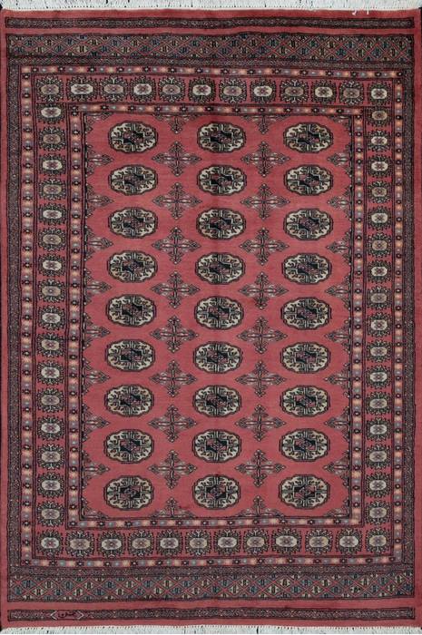 Bokhara Purple Hand Knotted 41 X 60  Area Rug 700-111172 Image 0