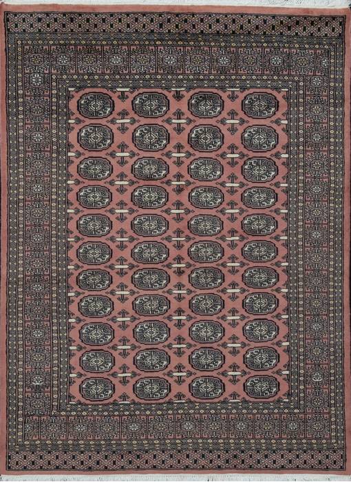 Bokhara Purple Hand Knotted 42 X 58  Area Rug 700-111173 Image 0