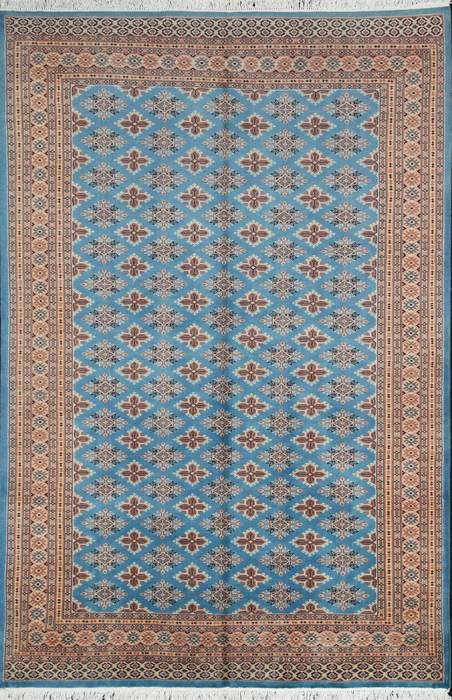 Jaldar Blue Hand Knotted 61 X 91  Area Rug 700-111209 Image 0
