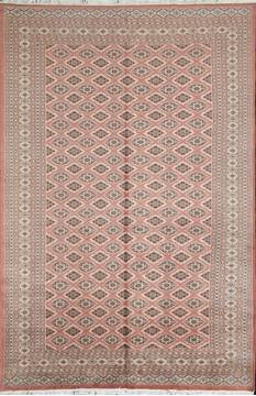 Pakistani Jaldar Purple Rectangle 6x9 ft Wool Carpet 111212