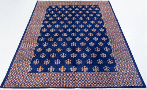 Jaldar Blue Hand Knotted 61 X 93  Area Rug 700-111216 Image 1