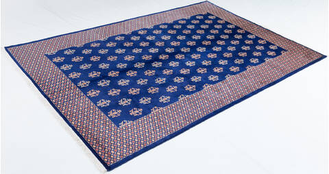 Jaldar Blue Hand Knotted 61 X 93  Area Rug 700-111216 Image 2
