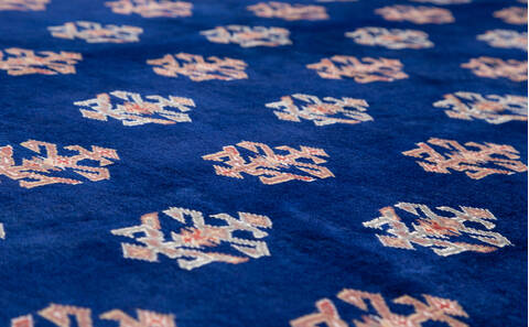 Jaldar Blue Hand Knotted 61 X 93  Area Rug 700-111216 Image 3