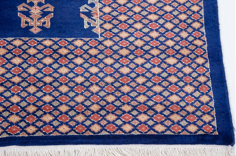 Jaldar Blue Hand Knotted 61 X 93  Area Rug 700-111216 Image 4