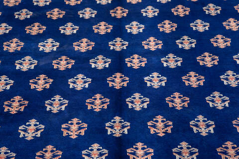 Jaldar Blue Hand Knotted 61 X 93  Area Rug 700-111216 Image 5