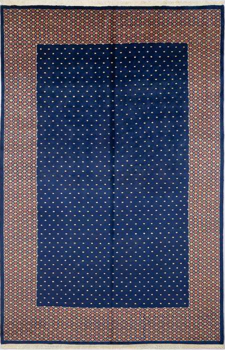 Jaldar Blue Hand Knotted 61 X 91  Area Rug 700-111217 Image 0