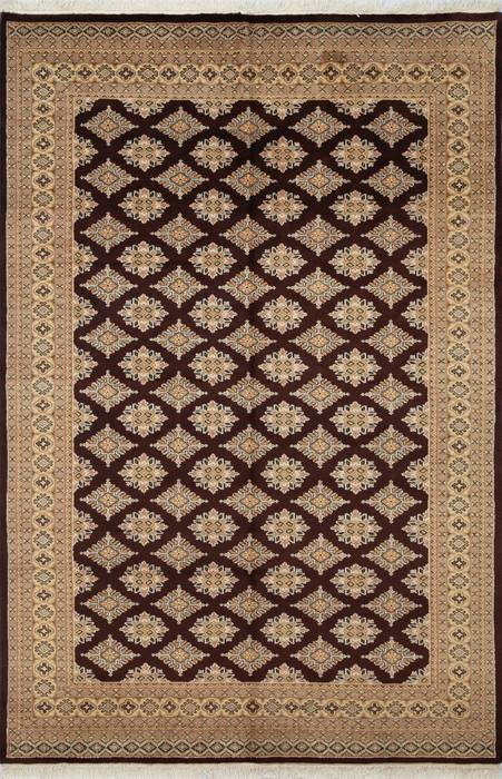 Jaldar Brown Hand Knotted 62 X 91  Area Rug 700-111218 Image 0