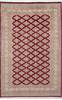 Jaldar Red Hand Knotted 51 X 79  Area Rug 700-111219 Thumb 0