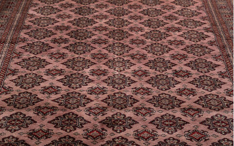Jaldar Purple Hand Knotted 57 X 78  Area Rug 700-111238 Image 5
