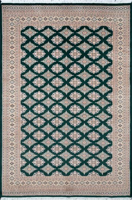 Jaldar Green Hand Knotted 61 X 811  Area Rug 700-111241 Image 0