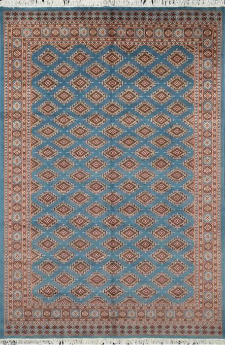 Jaldar Blue Hand Knotted 61 X 90  Area Rug 700-111244 Image 0