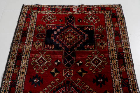 Sarab Red Runner Hand Knotted 38 X 1010 Area Rug 99-111262 Image 5