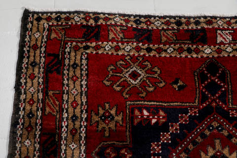 Sarab Red Runner Hand Knotted 38 X 1010 Area Rug 99-111262 Image 6