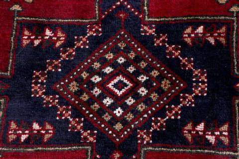 Sarab Red Runner Hand Knotted 38 X 1010 Area Rug 99-111262 Image 8