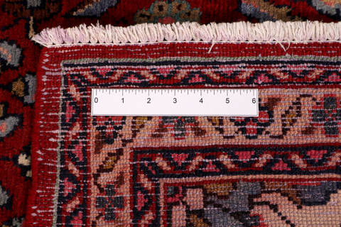 Hamedan Red Runner Hand Knotted 35 X 87 Area Rug 99-111266 Image 13